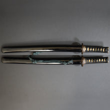 Load image into Gallery viewer, Authentic JAPANESE SAMURAI KATANA SWORD WAKIZASHI YUKIYASU 行安 signed w/NBTHK TOKUBETSU KICHO PAPER w/KOSHIRAE ANTIQUE
