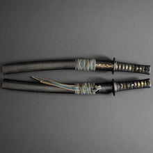 Load image into Gallery viewer, Authentic JAPANESE SAMURAI KATANA SWORD WAKIZASHI JYUMYOU 寿命 signed w/NBTHK HOZON PAPER ANTIQUE