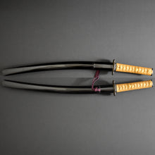 Load image into Gallery viewer, Authentic JAPANESE SAMURAI KATANA SWORD WAKIZASHI YUKIMITSU 行光 w/NTHK CERTIFICATE w/KOSHIRAE ANTIQUE