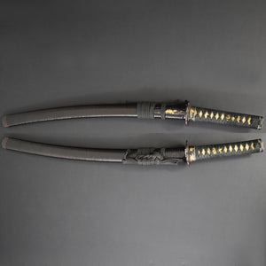 Authentic JAPANESE SAMURAI KATANA SWORD WAKIZASHI UTSU(UDA) 宇津(宇多) w/NBTHK KICHO PAPER w/KOSHIRAE and SHIRASAYA ANTIQUE