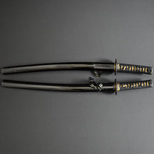 Load image into Gallery viewer, Authentic JAPANESE SAMURAI KATANA SWORD WAKIZASHI SHINTOU MINO 新刀美濃 w/NTHK CERTIFICATE w/KOSHIRAE and SHIRASAYA ANTIQUE