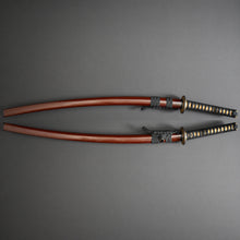 Load image into Gallery viewer, Authentic NIHONTO JAPANESE SAMURAI LONG SWORD KATANA KATSUIE 勝家 w/NBTHK HOZON PAPER w/KOSHIRAE ANTIQUE 72.1cm