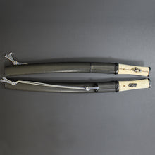 Load image into Gallery viewer, Authentic JAPANESE SAMURAI KATANA SWORD WAKIZASHI JYUMYO 寿命 w/NTHK CERTIFICATE w/KOSHIRAE ANTIQUE