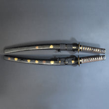 Load image into Gallery viewer, Authentic JAPANESE SAMURAI KATANA SWORD WAKIZASHI MIHARA 三原 w/NTHK CERTIFICATE ANTIQUE