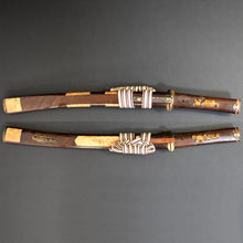 Load image into Gallery viewer, Authentic JAPANESE SAMURAI KATANA SWORD WAKIZASHI HIROMITSU 弘光 signed w/NBTHK HOZON PAPER ANTIQUE