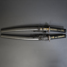 Load image into Gallery viewer, Authentic JAPANESE SAMURAI KATANA SWORD WAKIZASHI IEYASU 家安 signed w/NBTHK TOKUBETSU KICHO PAPER w/KOSHIRAE ANTIQUE