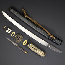 Load image into Gallery viewer, Authentic JAPANESE SAMURAI KATANA SWORD WAKIZASHI SADANORI 貞則 signed w/NBTHK HOZON PAPER ANTIQUE