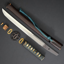 Load image into Gallery viewer, Authentic JAPANESE SAMURAI KATANA SWORD WAKIZASHI ECHIZEN SEKI 越前関 w/NTHK CERTIFICATE w/KOSHIRAE ANTIQUE