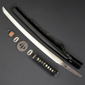 Authentic JAPANESE SAMURAI KATANA SWORD WAKIZASHI KANEKAGE 兼景 signed w/NBTHK TOKUBETSU KICHO PAPER w/KOSHIRAE ANTIQUE