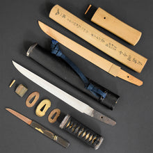 Load image into Gallery viewer, Authentic JAPANESE SAMURAI KATANA SWORD TANTO JYUMYO 寿命 w/NBTHK KICHO PAPER ANTIQUE