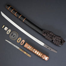 Load image into Gallery viewer, Authentic JAPANESE SAMURAI KATANA SWORD WAKIZASHI MORIHIDE 盛秀 w/NTHK CERTIFICATE ANTIQUE