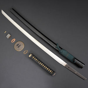 Authentic NIHONTO JAPANESE SAMURAI LONG SWORD KATANA KATSUKUNI 勝國 signed w/NBTHK TOKUBETSU KICHO PAPER w/KOSHIRAE ANTIQUE