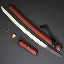 Load image into Gallery viewer, Authentic JAPANESE SAMURAI KATANA SWORD WAKIZASHI YOSHIKUNI 吉國 w/NBTHK KICHO PAPER w/KOSHIRAE ANTIQUE