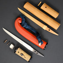 Load image into Gallery viewer, Authentic JAPANESE SAMURAI KATANA SWORD TANTO TSUNAHIRO 綱廣 signed w/NBTHK TOKUBETSU KICHO PAPER w/KOSHIRAE and SHIRASAYA ANTIQUE