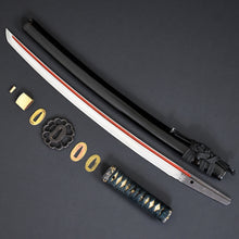 Load image into Gallery viewer, Authentic JAPANESE SAMURAI KATANA SWORD WAKIZASHI KOZORI 小反り w/NTHK CERTIFICATE ANTIQUE
