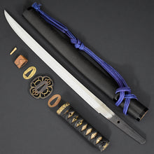 Load image into Gallery viewer, Authentic JAPANESE SAMURAI KATANA SWORD WAKIZASHI IEHIRA 家平 w/NTHK CERTIFICATE w/KOSHIRAE ANTIQUE