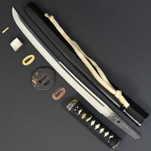 Load image into Gallery viewer, Authentic JAPANESE SAMURAI KATANA SWORD WAKIZASHI KUNISUKE 國助 signed w/NBTHK HOZON PAPER ANTIQUE