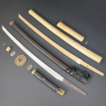 Load image into Gallery viewer, Authentic NIHONTO JAPANESE SAMURAI LONG SWORD KATANA YASUKUNI 安国 signed w/NBTHK TOKUBETSU KICHO PAPER w/KOSHIRAE and SHIRASAYA ANTIQUE