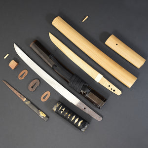 Authentic JAPANESE SAMURAI KATANA SWORD TANTO MASAKUNI 正國 signed w/NBTHK HOZON PAPER ANTIQUE