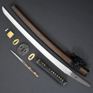 Authentic JAPANESE SAMURAI KATANA SWORD WAKIZASHI MUNEKUNI 宗国 signed w/NBTHK HOZON PAPER ANTIQUE