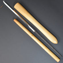 Load image into Gallery viewer, Authentic JAPANESE SAMURAI KATANA SWORD SPEAR OOMI-YARI TADAMITSU 忠光 w/NBTHK TOKUBETSU KICHO PAPER w/SHIRASAYA ANTIQUE