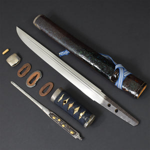 Authentic JAPANESE SAMURAI KATANA SWORD TANTO MASANAGA 正長 signed w/NBTHK HOZON PAPER ANTIQUE