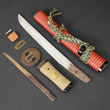 Load image into Gallery viewer, Authentic JAPANESE SAMURAI KATANA SWORD TANTO OWARIZEKI 尾張関 w/NBTHK HOZON PAPER ANTIQUE