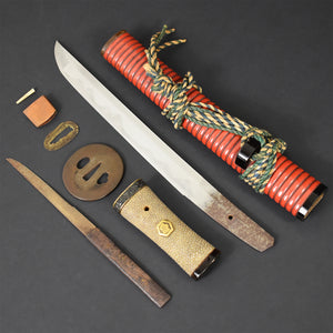 Authentic JAPANESE SAMURAI KATANA SWORD TANTO OWARIZEKI 尾張関 w/NBTHK HOZON PAPER ANTIQUE