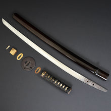 Load image into Gallery viewer, Authentic JAPANESE SAMURAI KATANA SWORD WAKIZASHI MASANAGA 政永 signed w/NBTHK KICHO PAPER w/KOSHIRAE ANTIQUE