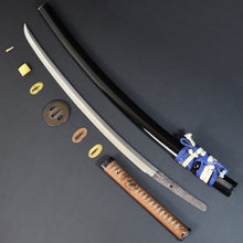 Load image into Gallery viewer, Authentic JAPANESE SAMURAI KATANA SWORD WAKIZASHI CHIGO SWORD 稚児刀 JYUMYO 寿命 w/NTHK CERTIFICATE w/KOSHIRAE ANTIQUE