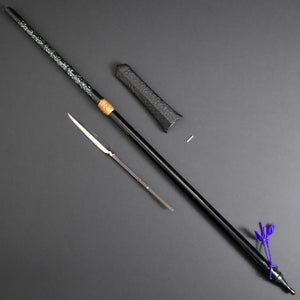Authentic JAPANESE SAMURAI KATANA SWORD SPEAR YARI KANETSUNA 兼綱 signed w/NBTHK HOZON PAPER ANTIQUE