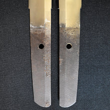 Load image into Gallery viewer, Authentic JAPANESE SAMURAI KATANA SWORD WAKIZASHI TOSHINAGA 壽長 signed w/NBTHK KICHO PAPER w/KOSHIRAE ANTIQUE