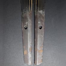 Load image into Gallery viewer, Authentic JAPANESE SAMURAI KATANA SWORD WAKIZASHI TANEMITSU 胤光 w/NBTHK KICHO PAPER w/KOSHIRAE ANTIQUE