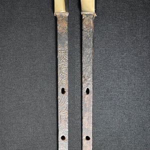 Authentic JAPANESE SAMURAI KATANA SWORD SPEAR YARI KANETSUGU 包次 signed w/NBTHK HOZON PAPER ANTIQUE