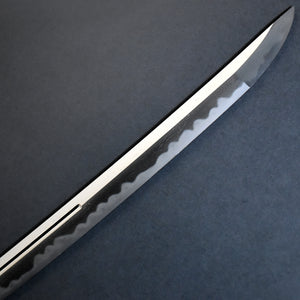 Authentic NIHONTO JAPANESE SAMURAI SWORD WAKIZASHI KANETOYO 兼豊 signed w/NTHK CERTIFICATE w/KOSHIRAE and SHIRASAYA ANTIQUE