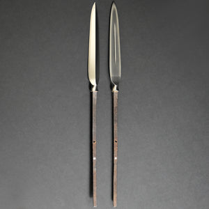Authentic JAPANESE SAMURAI KATANA SWORD SPEAR YARI KANETSUNA 兼綱 signed w/NBTHK HOZON PAPER ANTIQUE
