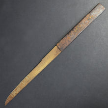 Load image into Gallery viewer, Authentic JAPANESE SAMURAI KATANA SWORD TANTO OWARIZEKI 尾張関 w/NBTHK HOZON PAPER ANTIQUE