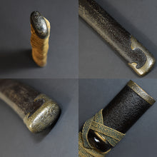 Load image into Gallery viewer, Authentic NIHONTO JAPANESE SAMURAI LONG SWORD KATANA AIZU KAIMIHARA 貝三原 w/NTHK CERTIFICATE w/KOSHIRAE ANTIQUE