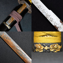 Load image into Gallery viewer, Authentic JAPANESE SAMURAI KATANA SWORD WAKIZASHI JYUMYO 寿命 w/NBTHK KICHO PAPER w/KOSHIRAE ANTIQUE
