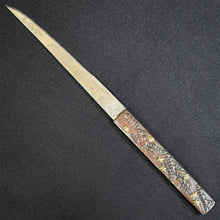 Load image into Gallery viewer, Authentic JAPANESE SAMURAI KATANA SWORD WAKIZASHI KANEZUMI 兼住 signed w/NBTHK KICHO PAPER w/KOSHIRAE ANTIQUE