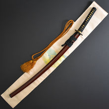 Load image into Gallery viewer, Authentic NIHONTO JAPANESE SAMURAI LONG SWORD KATANA KATSUIE 勝家 w/NBTHK HOZON PAPER w/KOSHIRAE ANTIQUE 72.1cm