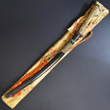 Load image into Gallery viewer, Authentic NIHONTO JAPANESE SAMURAI LONG SWORD KATANA AIZU KAIMIHARA 貝三原 w/NTHK CERTIFICATE w/KOSHIRAE ANTIQUE