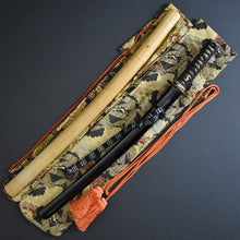 Load image into Gallery viewer, Authentic JAPANESE SAMURAI KATANA SWORD WAKIZASHI SHINTOU MINO 新刀美濃 w/NTHK CERTIFICATE w/KOSHIRAE and SHIRASAYA ANTIQUE