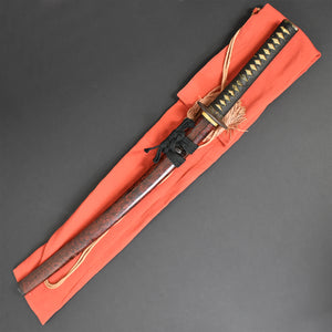 Authentic JAPANESE SAMURAI KATANA SWORD WAKIZASHI SUE UDA 末宇多 w/NBTHK KICHO PAPER w/KOSHIRAE ANTIQUE