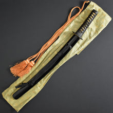 Load image into Gallery viewer, Authentic JAPANESE SAMURAI KATANA SWORD WAKIZASHI JYUMYO 寿命 w/NTHK CERTIFICATE w/KOSHIRAE ANTIQUE