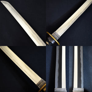 Authentic NIHONTO JAPANESE SAMURAI LONG SWORD KATANA KATSUKUNI 勝國 signed w/NBTHK TOKUBETSU KICHO PAPER w/KOSHIRAE ANTIQUE
