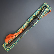Load image into Gallery viewer, Authentic JAPANESE SAMURAI KATANA SWORD WAKIZASHI YOSHIHIRO 吉広 w/NBTHK HOZON PAPER w/KOSHIRAE ANTIQUE