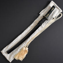 Load image into Gallery viewer, Authentic JAPANESE SAMURAI KATANA SWORD WAKIZASHI KOZORI 小反り w/NTHK CERTIFICATE ANTIQUE