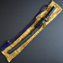 Load image into Gallery viewer, Authentic JAPANESE SAMURAI KATANA SWORD WAKIZASHI FUSAMUNE 総宗 w/NBTHK TOKUBETSU KICHO PAPER w/KOSHIRAE ANTIQUE HITATSURA YAKI 皆焼