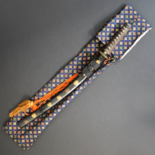 Load image into Gallery viewer, Authentic JAPANESE SAMURAI KATANA SWORD WAKIZASHI MIHARA 三原 w/NTHK CERTIFICATE ANTIQUE